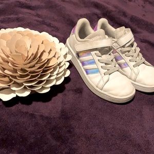 Psychedelic Adidas girl shoes